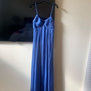 Blue full length BCBG dress - Size 6